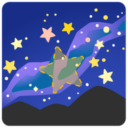 telescope and dotted line face