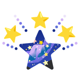 telescope and glowing star