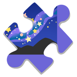 telescope and puzzle piece