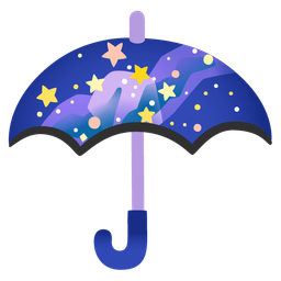 telescope and umbrella