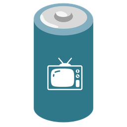 television and battery