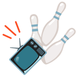 television and bowling