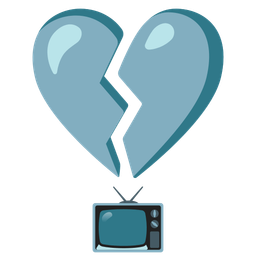 television and broken heart
