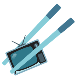 television and chopsticks