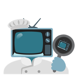 television and cooking