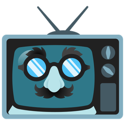 television and disguised face
