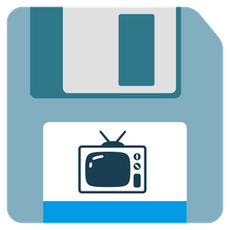 television and floppy disk
