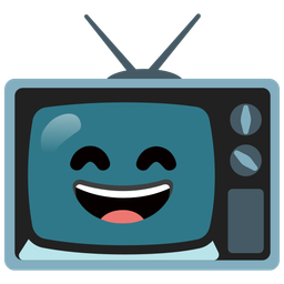 Television and Grinning face with smiling eyes