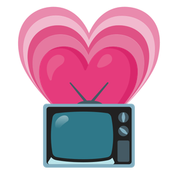 television and growing heart