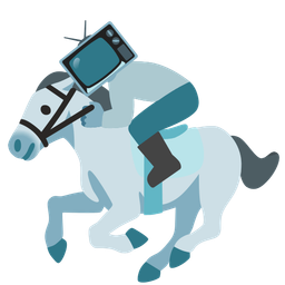 television and horse