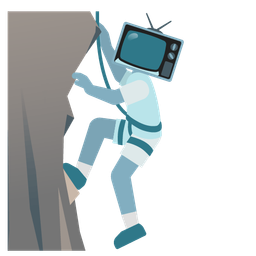 television and mountain