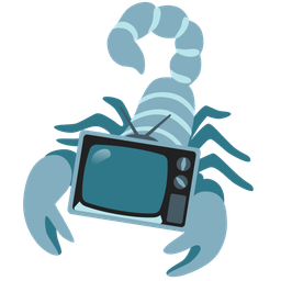 television and scorpion