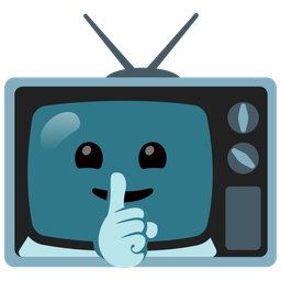 television and shushing face