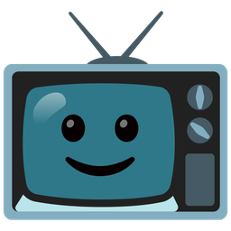 Television and Slightly smiling face