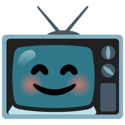 Television and Smiling face with smiling eyes