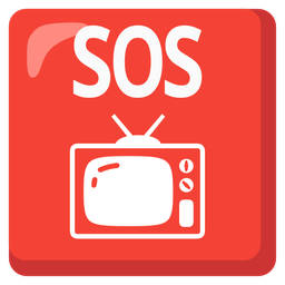 television and SOS button