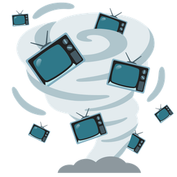 television and tornado