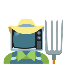 television and tractor