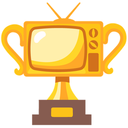 television and trophy