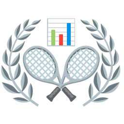 tennis and bar chart