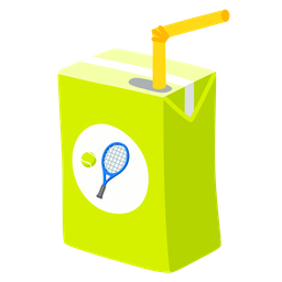 tennis and beverage box