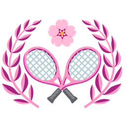 tennis and cherry blossom