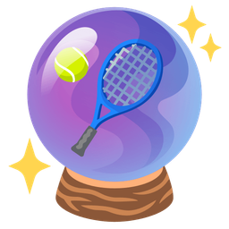 tennis and crystal ball