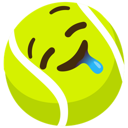 tennis and drooling face