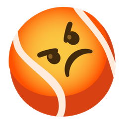 tennis and enraged face