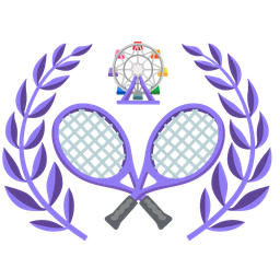 tennis and ferris wheel