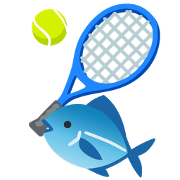 tennis and fish