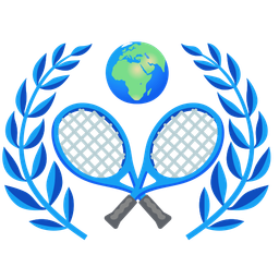 tennis and globe showing Europe-Africa