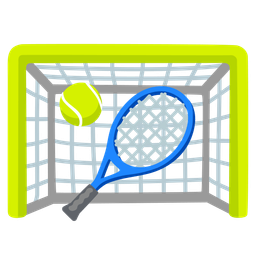tennis and goal net