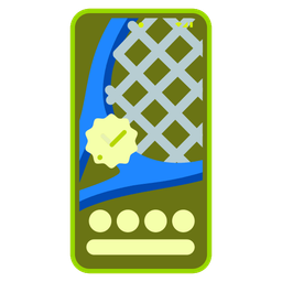 tennis and mobile phone