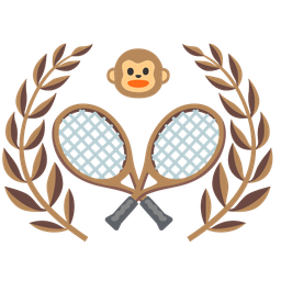 tennis and monkey face