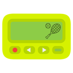 tennis and pager