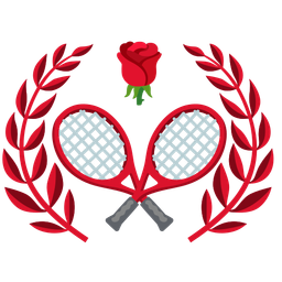 tennis and rose