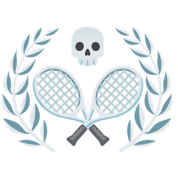 tennis and skull