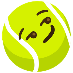 Tennis and Smirking face