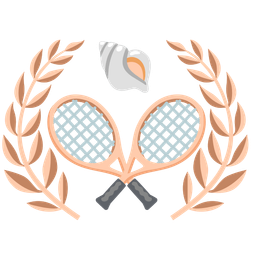 tennis and spiral shell