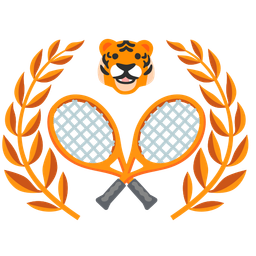 tennis and tiger face