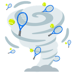 tennis and tornado