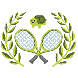 tennis and turtle