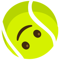 Tennis and Upside-down face