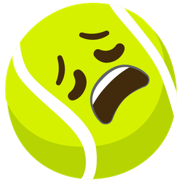 tennis and weary face