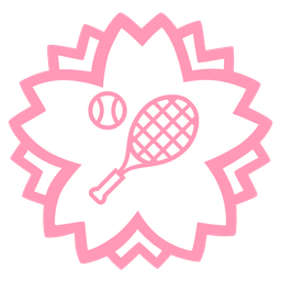 tennis and white flower