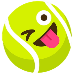Tennis and Winking face with tongue