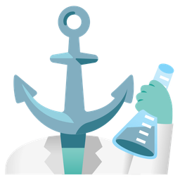 test tube and anchor