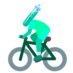 test tube and bicycle