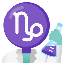 test tube and Capricorn